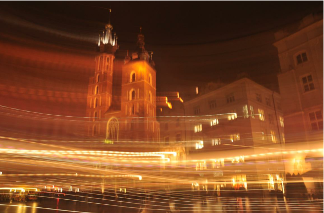 Krakow at night (photo by Muhammed Gerim)